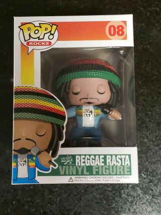 Funko Pop Reggae Rasta Vaulted Bob Marley VERY RARE 3