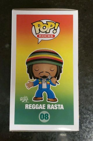 Funko Pop Reggae Rasta Vaulted Bob Marley VERY RARE 4