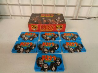 Vintage 1978 Donruss Kiss Series 1 Trading Cards Empty Box,  7 Pack Wrappers
