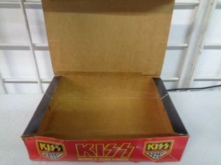 VINTAGE 1978 DONRUSS KISS SERIES 1 TRADING CARDS EMPTY BOX,  7 PACK WRAPPERS 4