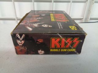 VINTAGE 1978 DONRUSS KISS SERIES 1 TRADING CARDS EMPTY BOX,  7 PACK WRAPPERS 6