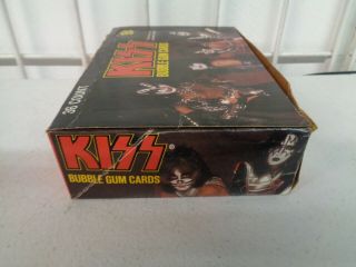 VINTAGE 1978 DONRUSS KISS SERIES 1 TRADING CARDS EMPTY BOX,  7 PACK WRAPPERS 7