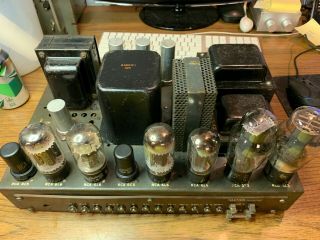 Rca Mi - 12235 6l6 Tube Amplifier Vintage Antique Western Electric 60 Watt 6c5