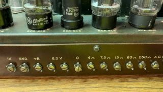 RCA MI - 12235 6L6 Tube Amplifier Vintage Antique Western Electric 60 Watt 6C5 3