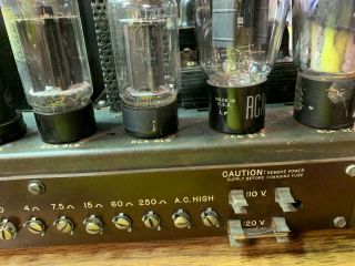 RCA MI - 12235 6L6 Tube Amplifier Vintage Antique Western Electric 60 Watt 6C5 4