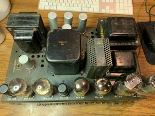 RCA MI - 12235 6L6 Tube Amplifier Vintage Antique Western Electric 60 Watt 6C5 8