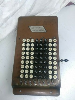 Vintage Felt & Tarrant Comptometer Model H 219961 great. 2