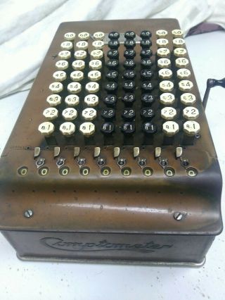 Vintage Felt & Tarrant Comptometer Model H 219961 great. 3