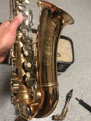 Vintage Conn Alto Saxophone W Case 3
