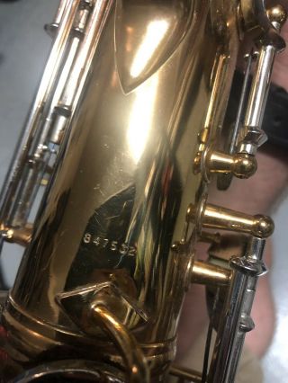 Vintage Conn Alto Saxophone W Case 6