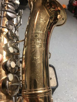 Vintage Conn Alto Saxophone W Case 8