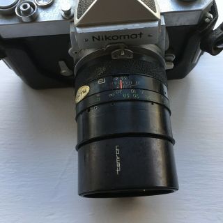 RARE Vintage 60s Nikon 35mm Film Camera w/Lens Bundle,  Case,  and Strap. 4