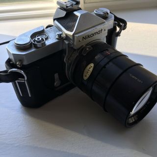 RARE Vintage 60s Nikon 35mm Film Camera w/Lens Bundle,  Case,  and Strap. 8