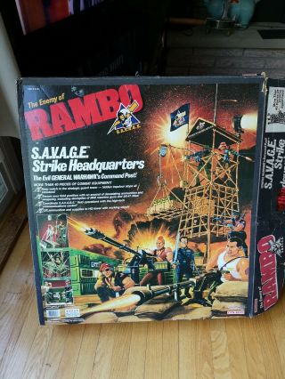 Rambo - S.  A.  V.  A.  G.  E.  - The Enemy Of Rambo - Strike Headquarters Vintage