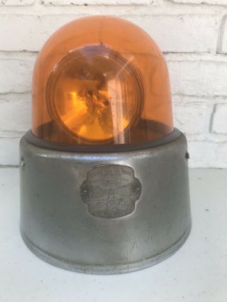 VINTAGE FEDERAL SIGN & SIGNAL CORP BEACON RAY MODEL 17 EMERGENCY LIGHT 8