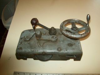 Heavy Cast Iron Steel & Alloy Apron Assembly From Vintage Logan Metal Lathe