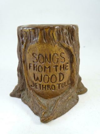 Vintage Songs From The Wood Jethro Tull Log Stump Advertising Cigarette Holder