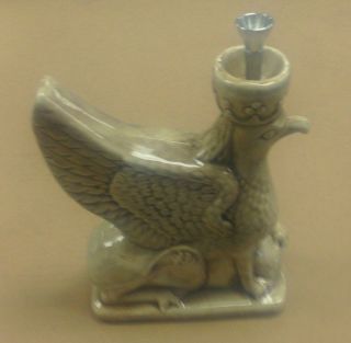 Vintage Ceramic Tobacco Water Pipe Griffin Hookah Made In The Usa