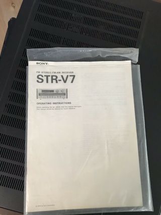 Sony STR - V7 Stereo Receiver Vintage Rare TOTL Monster 150WPC 11
