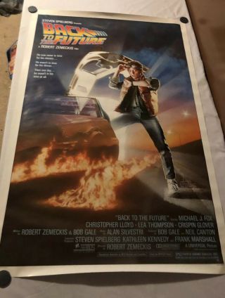Vintage Back To The Future Video Store Movie Poster Nss 850064 1985 27x41