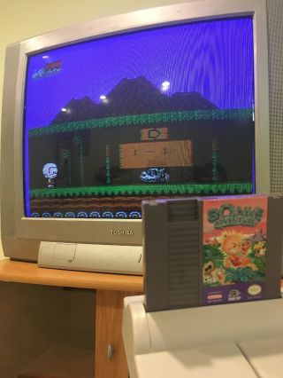 Bonk ' s Adventure Rare Nintendo Nes Video Game 7