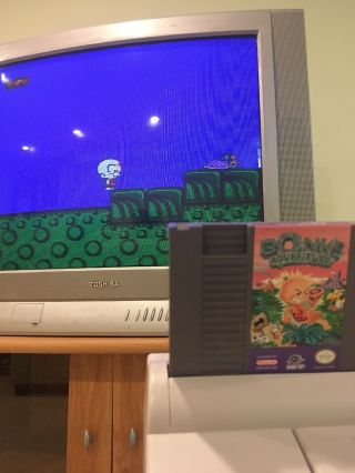 Bonk ' s Adventure Rare Nintendo Nes Video Game 8
