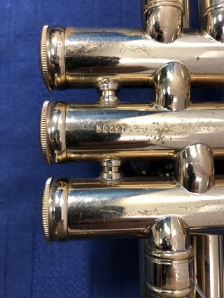 Vintage Bach Mt.  Vernon NY Mercury Model Bb Trumpet with Case 11