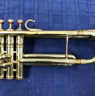 Vintage Bach Mt.  Vernon NY Mercury Model Bb Trumpet with Case 4