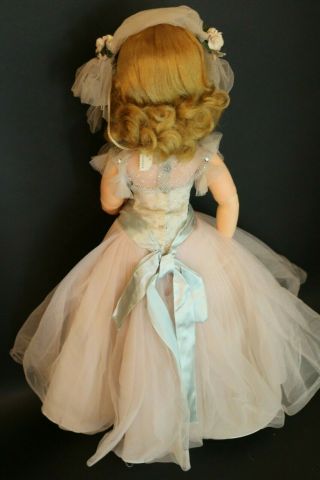 Vintage Madame Alexander Cissy Bridesmaid 1956 Doll 2030 Tagged Gown Cissy Doll 6