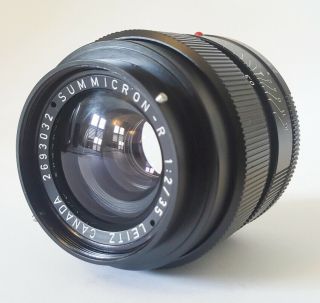 Rare Leitz Leica Summicron - R 1:2/35mm F2 Film Camera Lens Canada 2693032 Wetzlar