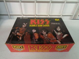 Vintage 1978 Donruss Kiss Series 1 Trading Cards Full Box 36 Count Wax Packs
