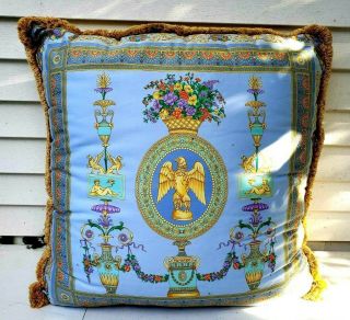 Vintage Gianni Atelier Versace Double Sided Pillow,