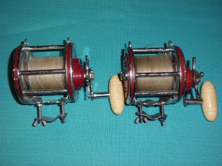 2 - Vintage Penn Senator 4/0 Special 113h Conventional Reel Made In Usa