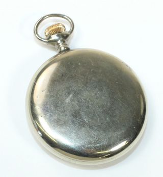 ILLINOIS 16 SIZE 17 JEWEL OPEN FACE POCKET WATCH - RUNNING STRONG AD194 2