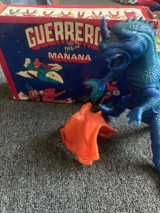 Rare Guerreros Del Mañana Vintage Mib Monster Argentina Motuko Motu Ko Reptilus