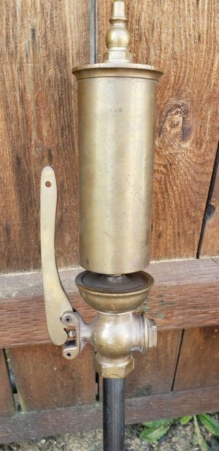 Vintage Brass Steam Whistle 12.  5 " Tall X 3 " Diameter