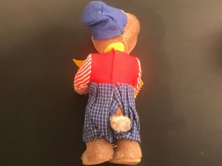 1950 ' s US Zone Germany Schuco Tricky Bear Yes / No Teddy Bear Toy with Tag 6