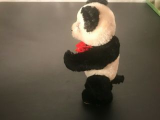 1950 ' s US Zone Germany Schuco Tricky Panda Bear Yes / No Teddy Toy with Tag 8
