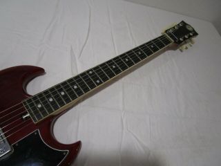 60 ' s Vintage Kay K - 1 SG Style Electric Guitar - - - - - - - - - - - - - - - - - - - - - - - - - Cool 4