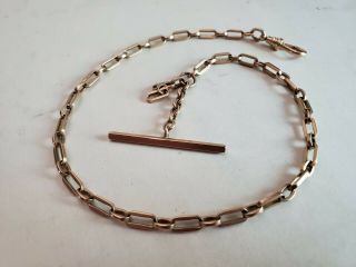 Vintage Solid 14kt Gold Pocket Watch Chain Fob 24.  1 Grams Not Scrap.