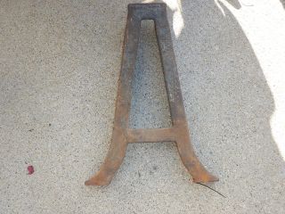 Vintage Cast Iron Leg From Wood Lathe Possible J.  G Blount