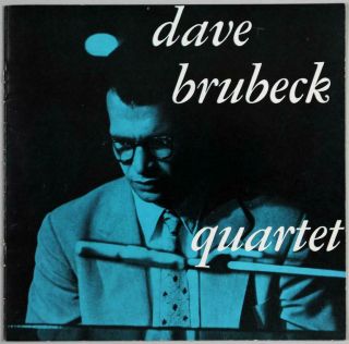 Dave Brubeck Quartet - Rare Vintage Germany 1960 Jazz Concert Program