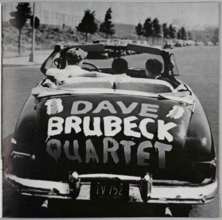 DAVE BRUBECK QUARTET - rare vintage Germany 1960 jazz concert program 2