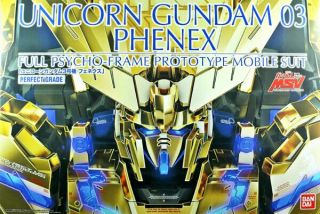 Unicorn Gundam 03 Phenex Rare Pg 1/60 Rx - 0 Plastic Model Kit Premium Bandai