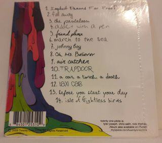 Twenty One Pilots - [Slipcase]CD Baby Promo (CD,  2009) Rare/NOS 6