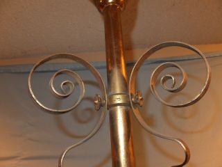 Victorian Jewel Bradley and Hubbard 3 Arm Hanging oil Lamp 7