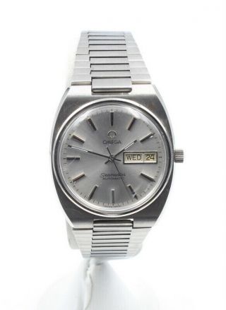 Omega Seamaster 17 Jewel Automatic Mens Wristwatch Day Date Running Watch 6147 - 6