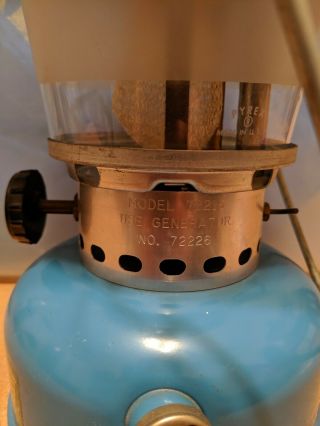Vintage Sears Lantern,  Model 72215 NO.  72226 single mantle made by Coleman 0471 3