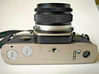 Vintage Olympus OM4T Camera W/50mm F/1.  8 Lens 3