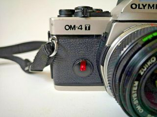 Vintage Olympus OM4T Camera W/50mm F/1.  8 Lens 5